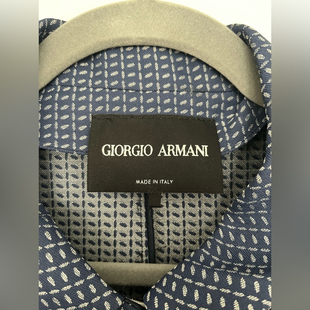 GIORGIO ARMANI — Blazer (Blue) — Size 42 — NWT - Picture 3 of 6